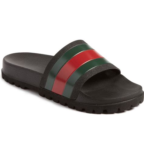 slide on gucci shoes|Gucci slides nordstrom.